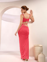 Orange Rope Details Co-ord Set