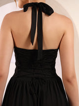 The Flirty Lace-Up Back Dress
