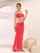 Orange Rope Details Co-ord Set