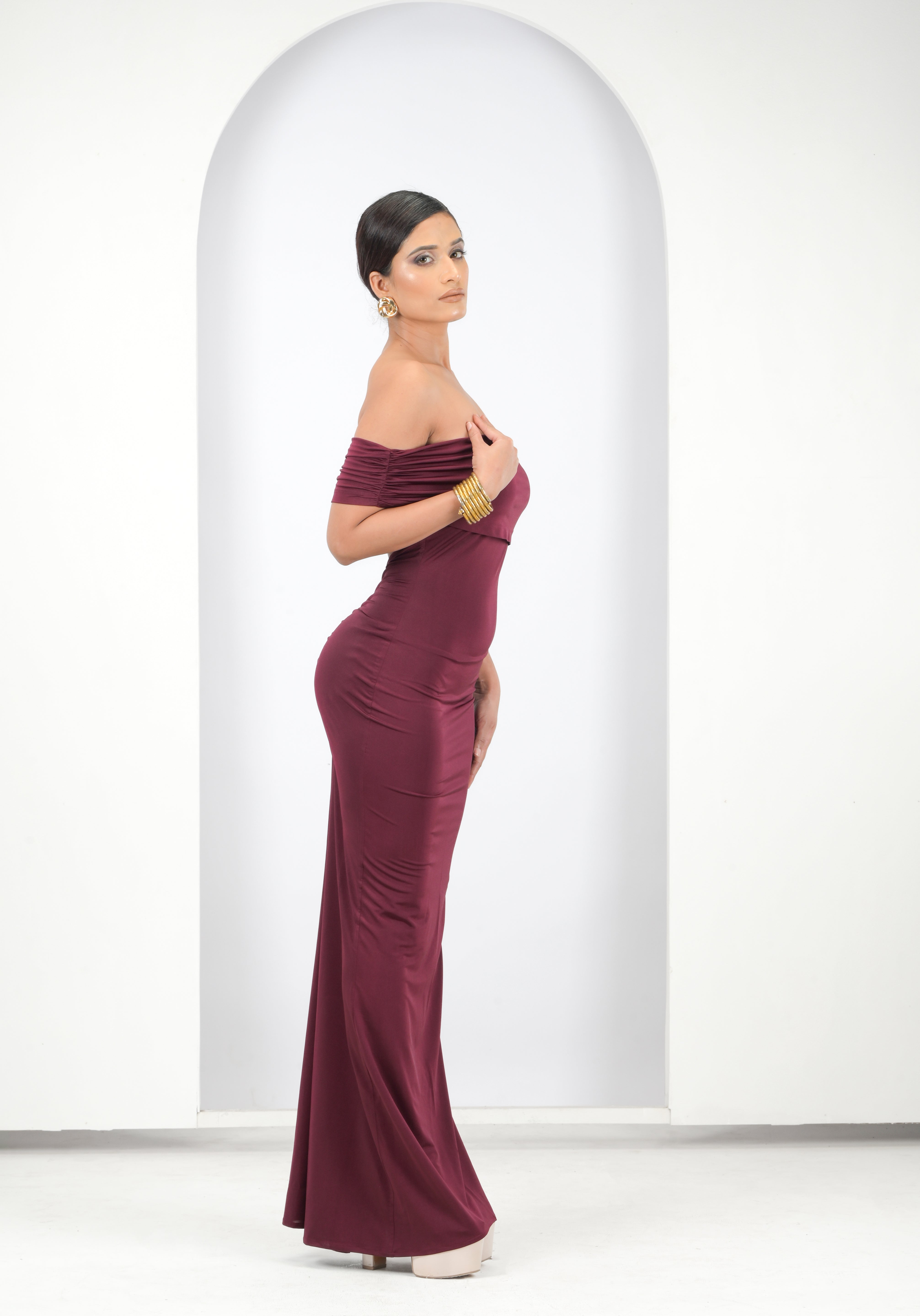 Wine Whisper Gown