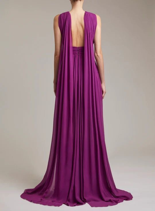 Draped gown — premium evening gown by Label Shalini