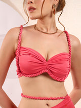 Orange Rope Details Co-ord Set