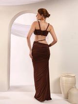 Espresso Brown Rope Details Co-ord Set