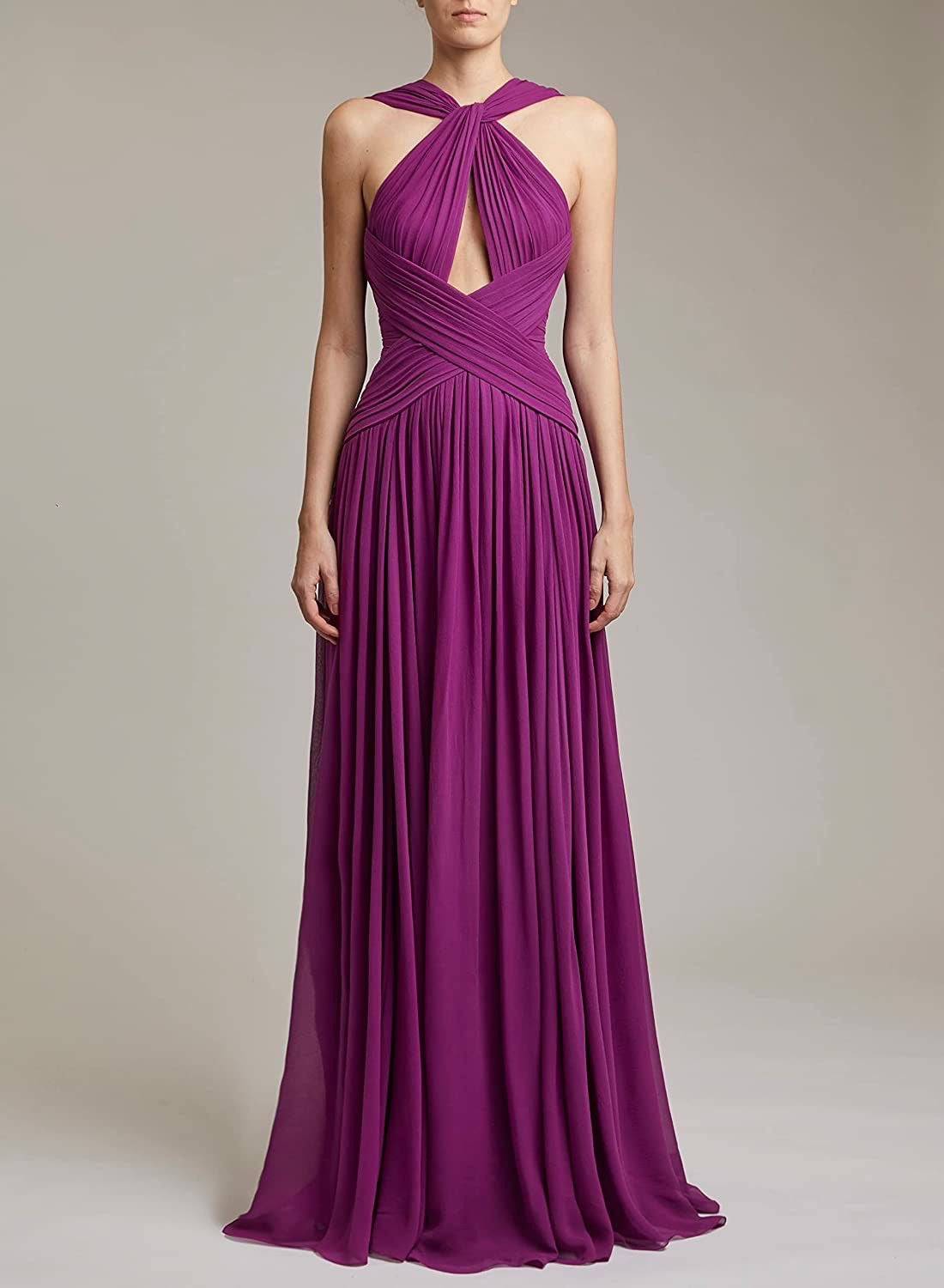 Draped gown