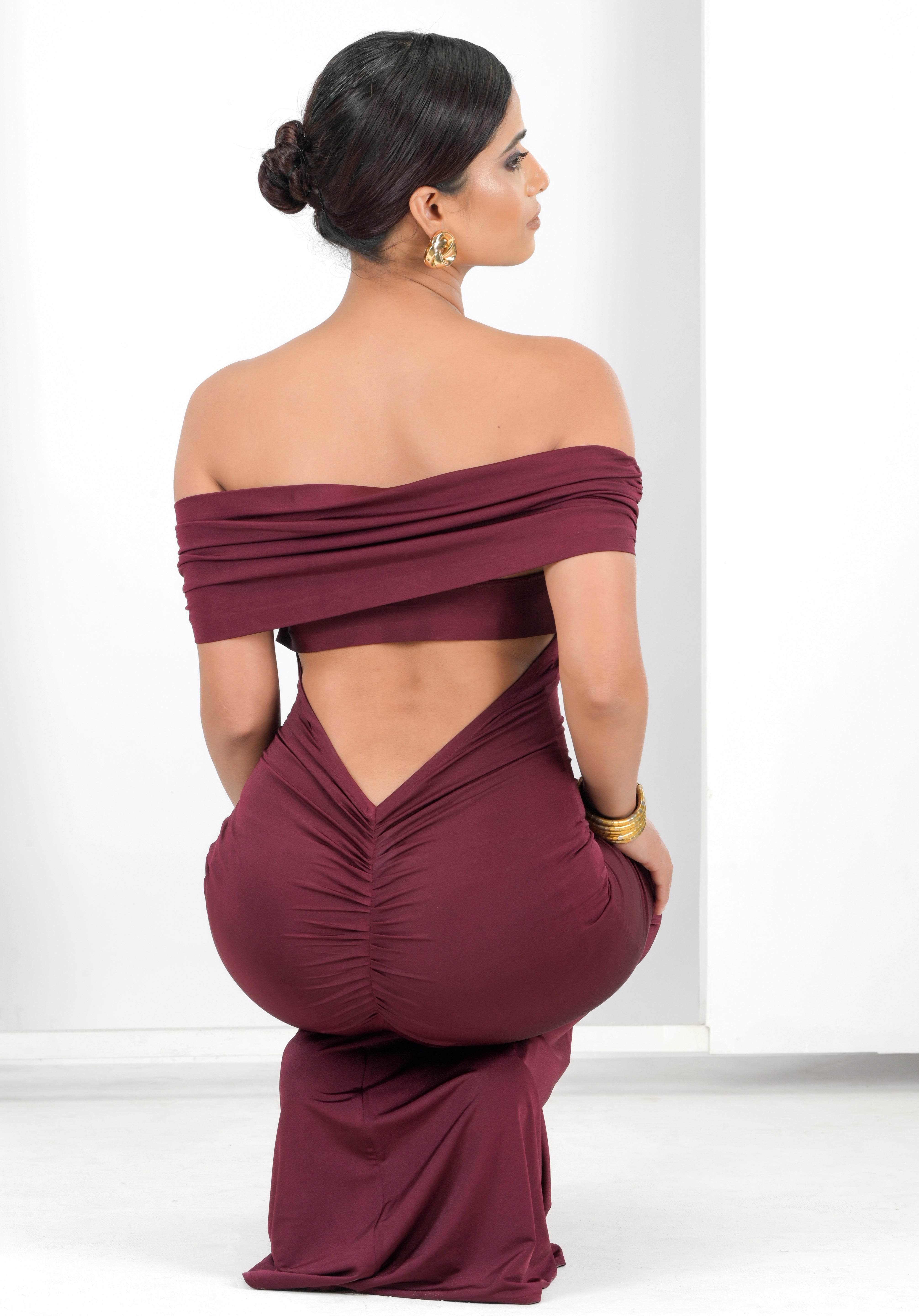 Wine Whisper Gown