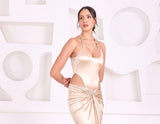 Champagne Halter Bodysuit