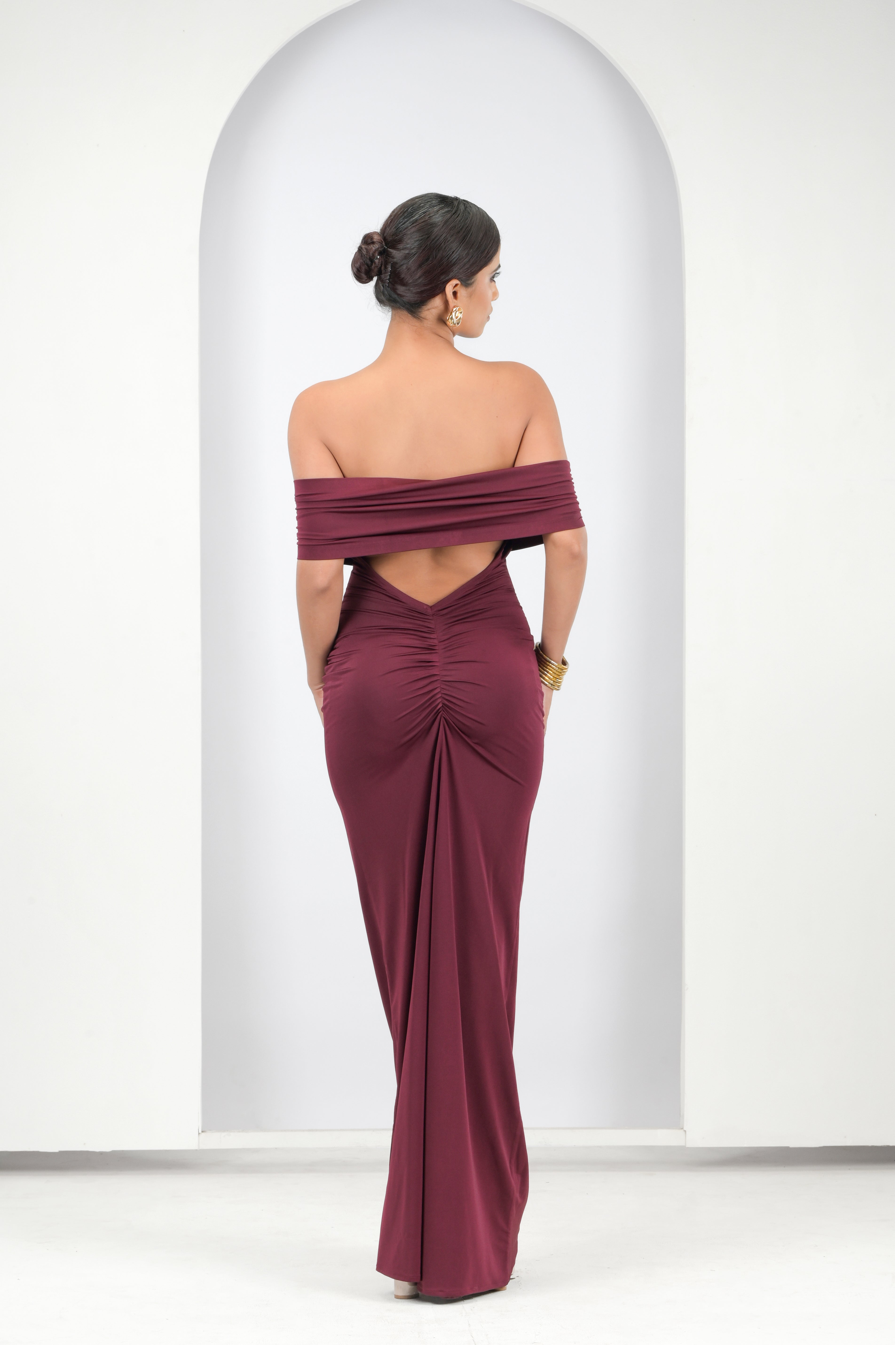 Wine Whisper Gown