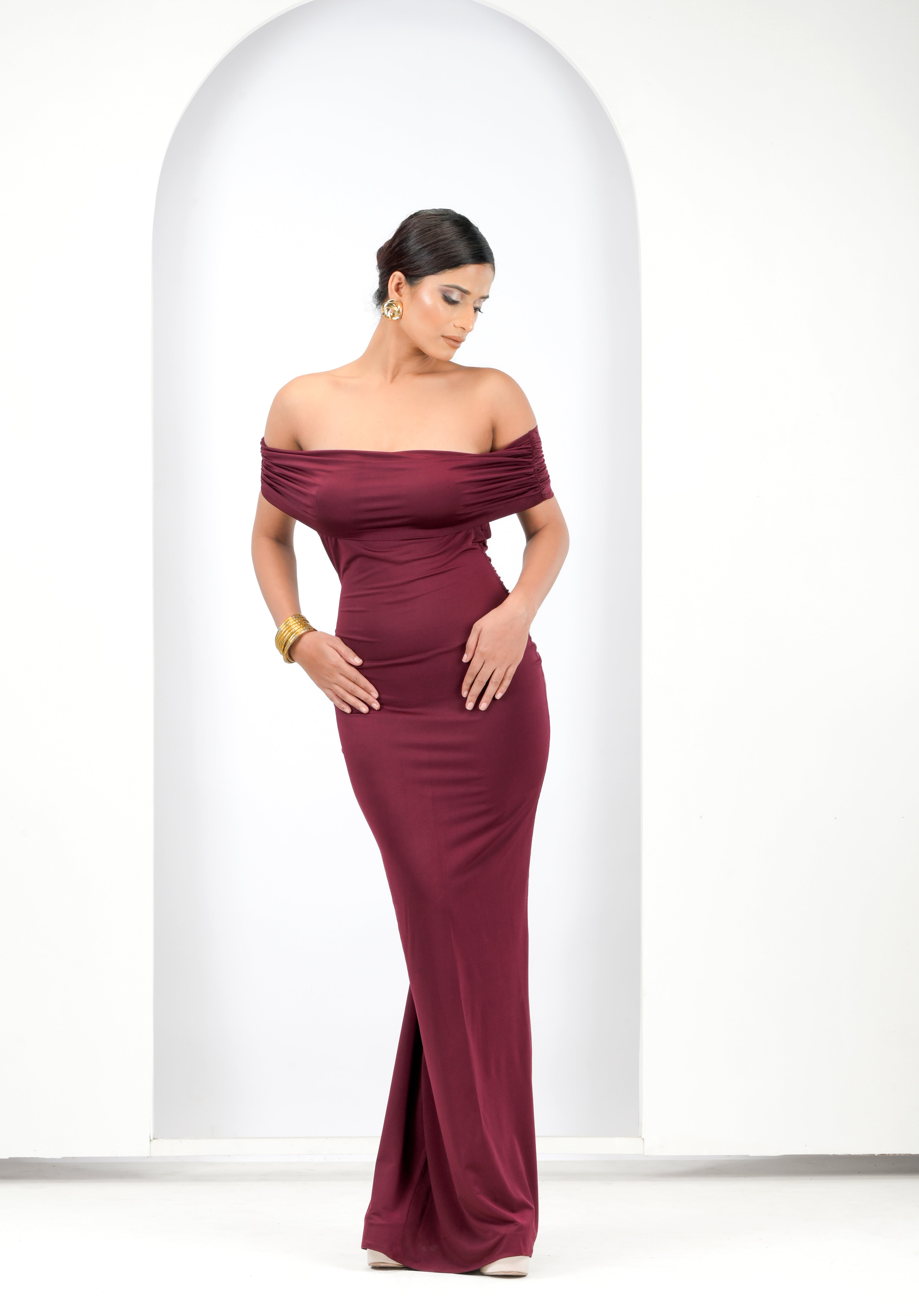 Wine Whisper Gown