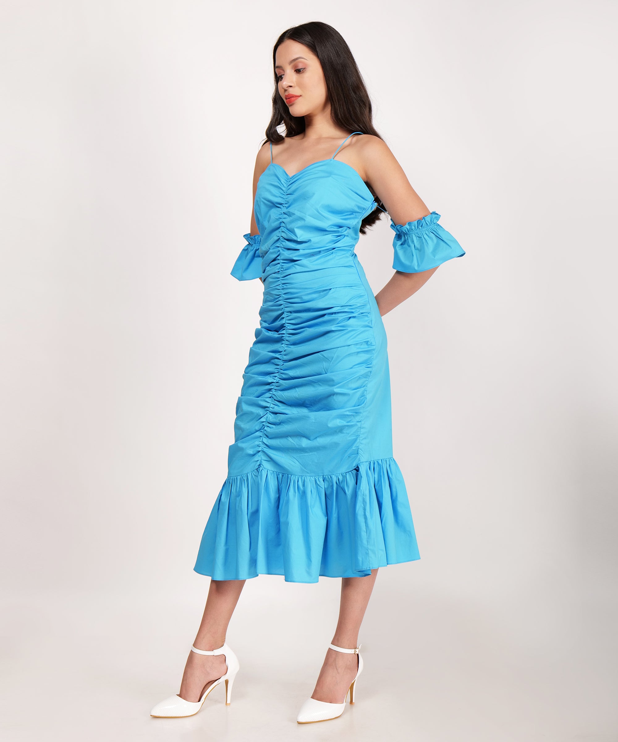 Aqua Blue Bodycon Dress Labelshalini Aqua Blue Bodycon Dress Labelshalini
