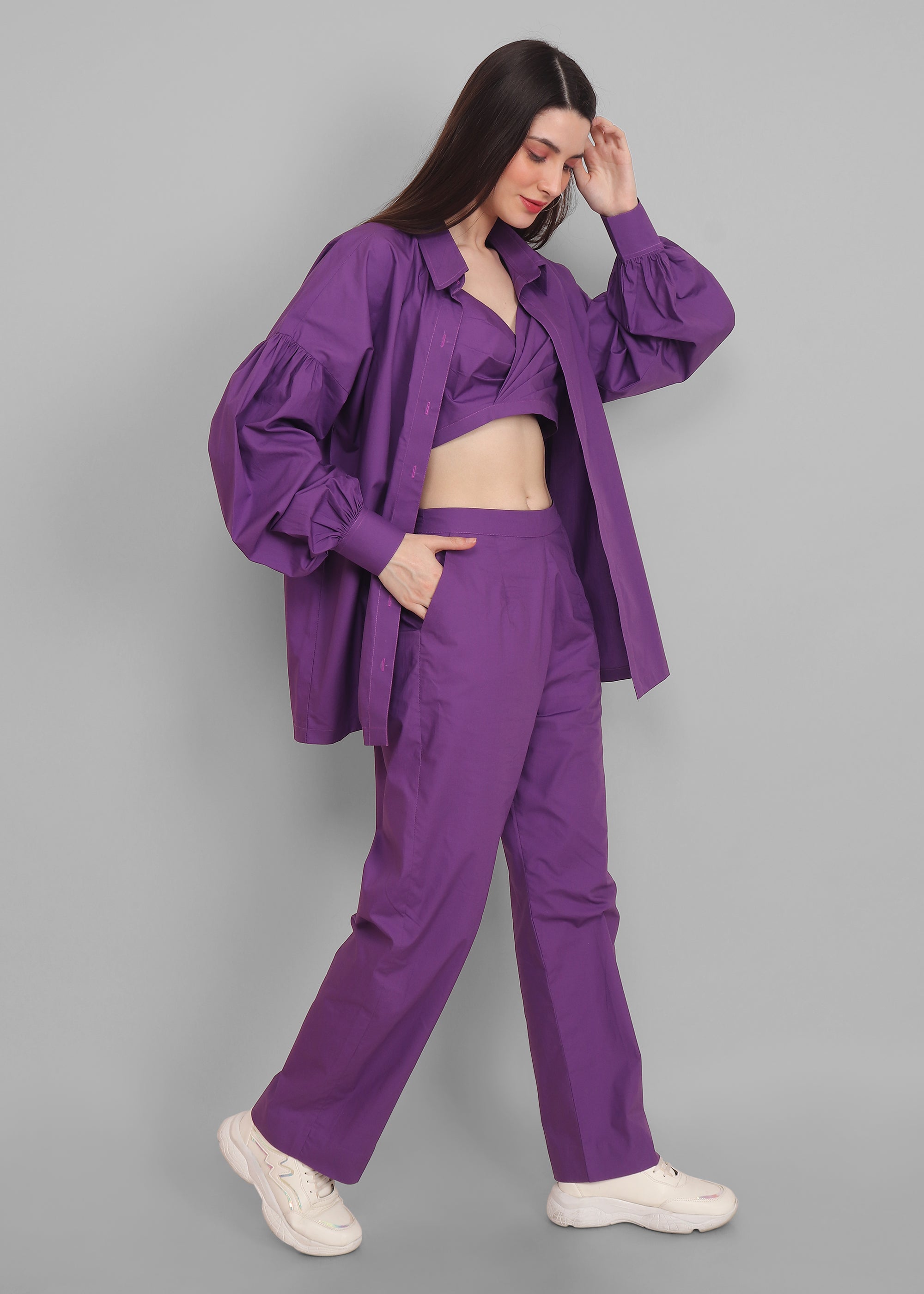 Electric violet 3 piece set