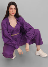 Electric violet 3 piece set